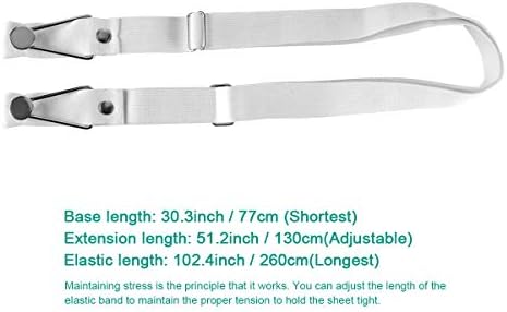 Adjustable Sheet Holder Straps for Bedding - Durable and Secure
