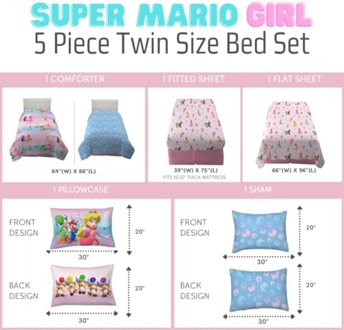 Franco Super Mario Kids Bedding Set