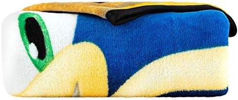 Franco Kids Bedding Perfectly Padded Micro-Raschel Throw Sonic The Hedgehog