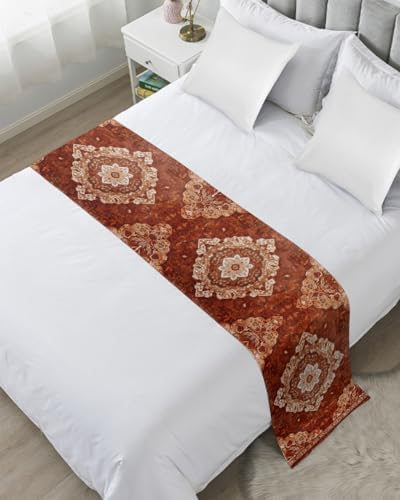 European Flower Bed Runner Full-Size Soft Durable Elegant Stainproof Bedding