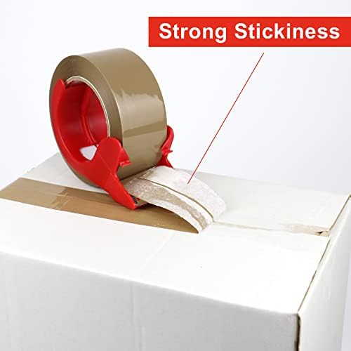 3-Roll Heavy Duty Brown Packing Tape for Moving Shipping