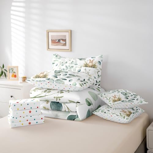 Erosebridal 7-Piece Bunny Bedding Comforter Set