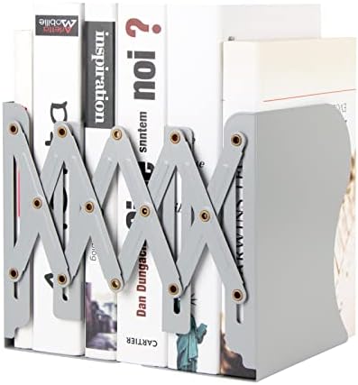 Adjustable Metal Bookends for Home Office