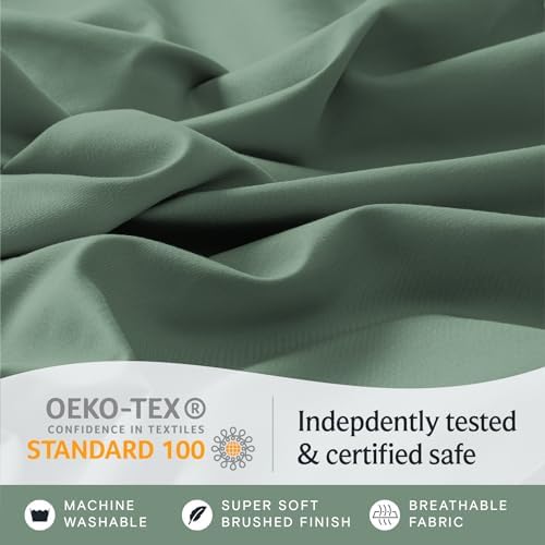 Perfect 6-Piece King Sheet Set Mid-Range Luxury Breathable Soft Deep Pockets