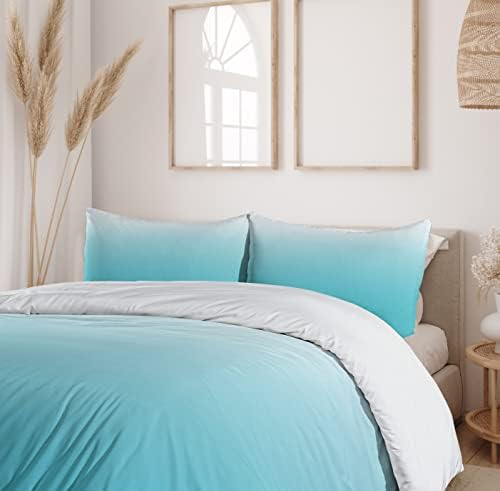 Deep Seaix Duvet Cover ocean inspired premium microfiber 3 piece set