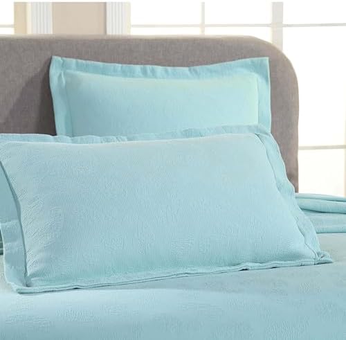 Aqua Full Paisley Bedding Set