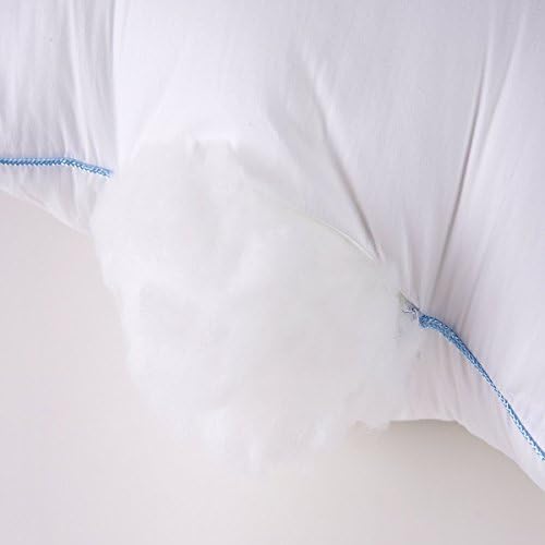 2 Fluffy Down Alternative Bed Pillows White Queen Size