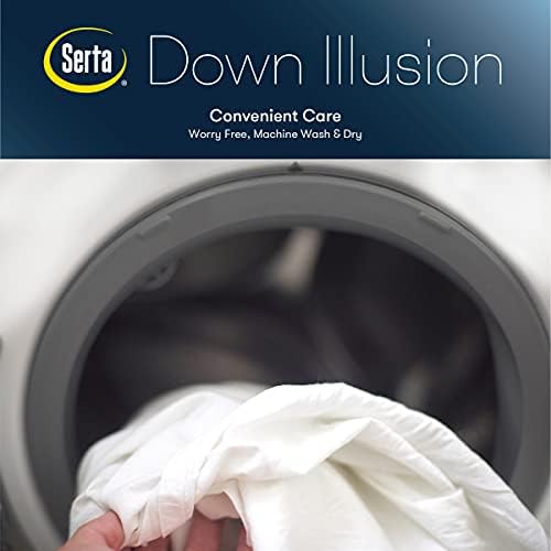 Serta Down Illusion Soft Hypoallergenic Bed Pillows
