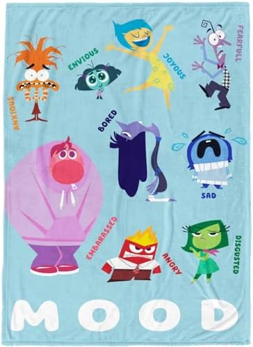Perfect for Kids Inside Out Plush Throw Blanket