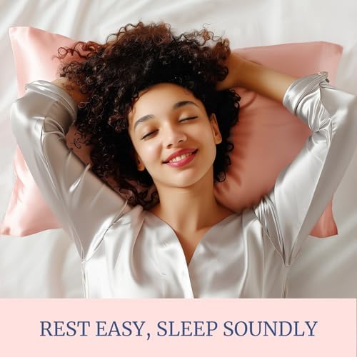 BEDELITE Satin Pillowcase 2 Pack Coral