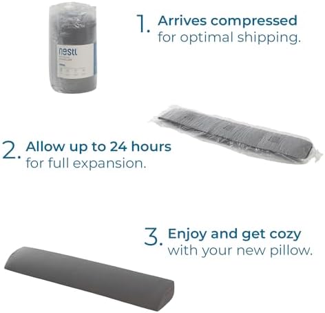Enhance Bed Comfort with Nestl Bed Wedge Pillow