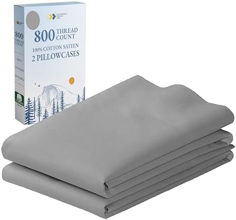 800TC Heirloom Soft Pillowcases for King California Design Den