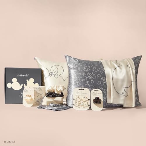 Kitsch Disney Mickey Mouse Luxury Cooling Pillowcase Elevate Sleep with Satin Softness