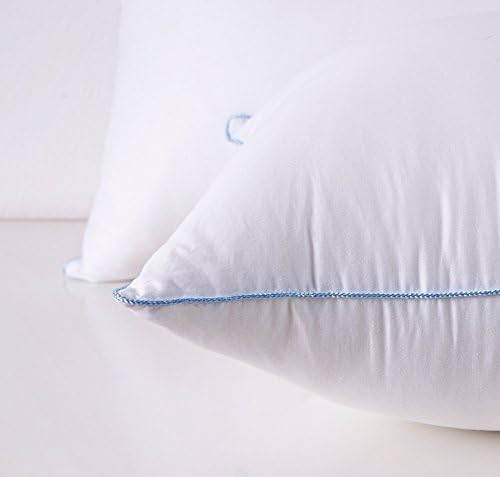 2 Fluffy Down Alternative Bed Pillows White Queen Size