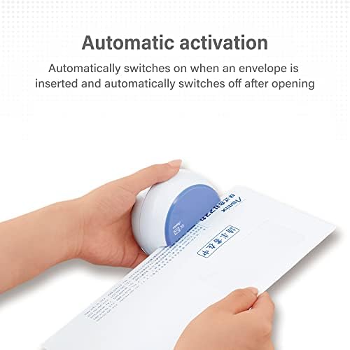 Asmix Electric Letter Opener Blue Version - Safe and Efficient for Envelopes