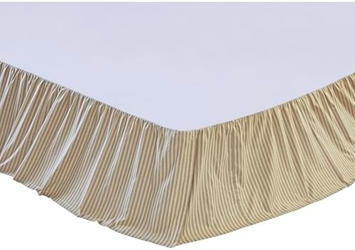 Luxurious Country Bed skirt Farmhouse-Inspired Bedding for King Beds