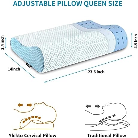 Memory Foam Neck Pillow for Ergonomic Support