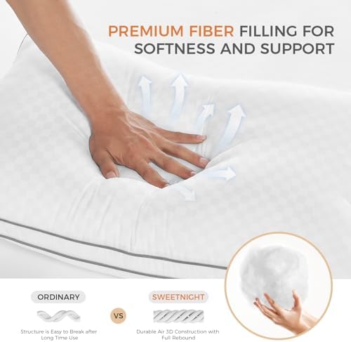 Sweetnight Luxury Bed Pillows Queen Set