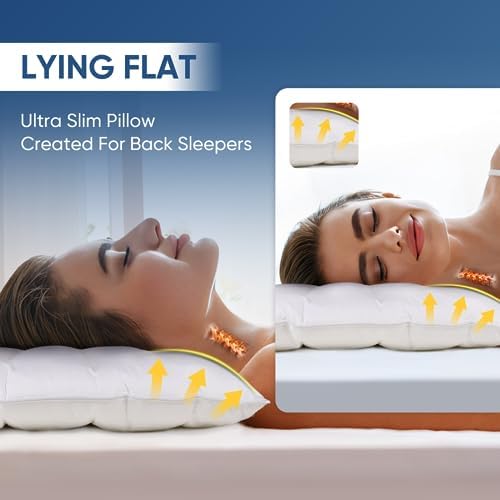 Mini Ultra Flat Pillow for Sleeping Thin