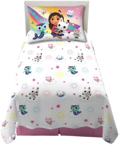 Franco DreamWorks Dollhouse Bedding Set for Kids Twin 3-Piece