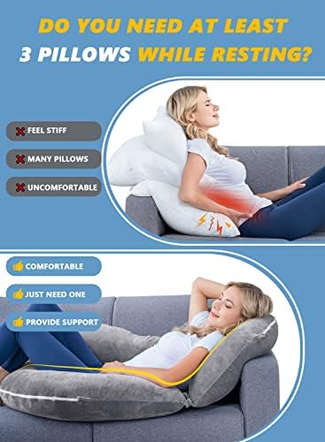 INSEN Angle Pillow for Bed Reading Nursing