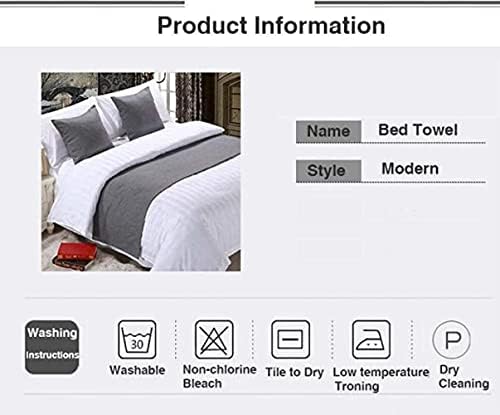 Tophacker Soft 18m Bed Runners Scarves - Durable King Queen