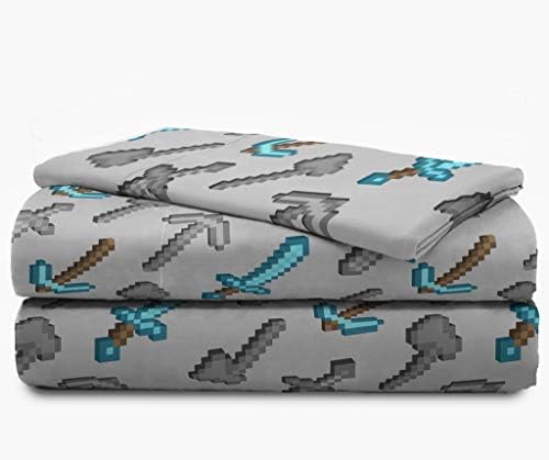Jay Franco Minecraft Isometric Characters Twin Sheet Set