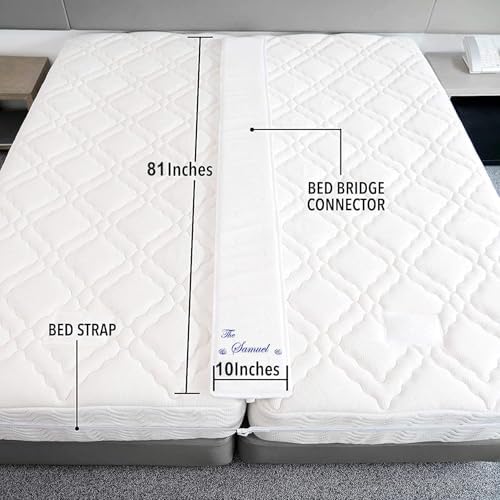The Samuel XL Pink Bed Bridge Twin to King 10 Bed Gap Filler