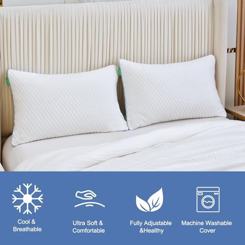 Cooling Memory Foam Pillows for Sleepers