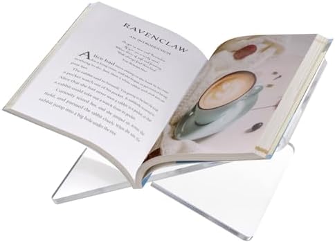 Sturdy Durable Acrylic Book Display Stand for Reading