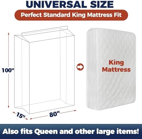 Storage Standard KingMattress Bags for Moving Storage