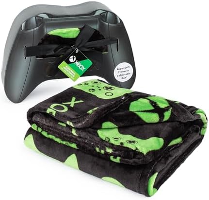 Game Controller Throw Blanket 46x60 inches Vibrant Design