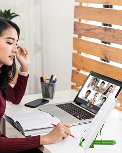 Adjustable Metal Book Stand with 3 Angles for Desk