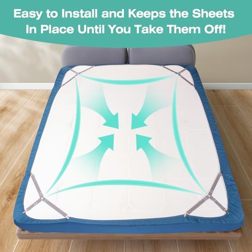 Bed Sheet Straps - Simple Solution for Tidying Up Your Bed