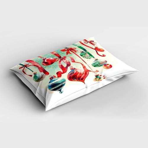 Ambesonne Christmas Pillow ShamWarm Cozy and Festive