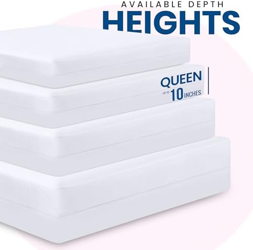 Utopia Bedding Premium Waterproof Mattress Protector Queen Size