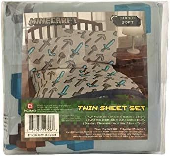 Jay Franco Minecraft Isometric Characters Twin Sheet Set