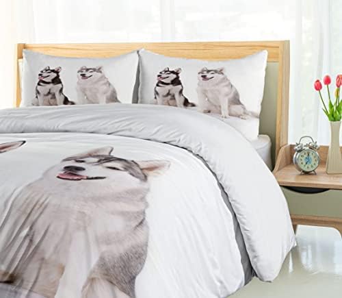 Durable Duvet Cover Set for Alaskan Malamutes