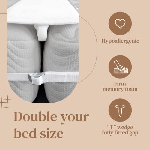 FeelAtHome Bed Bridge Kit - Twin to King Mattress Converter
