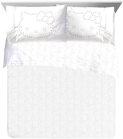 Hello Kitty Kids Cozy Comforter Set - Queen Bedding by Jay Franco