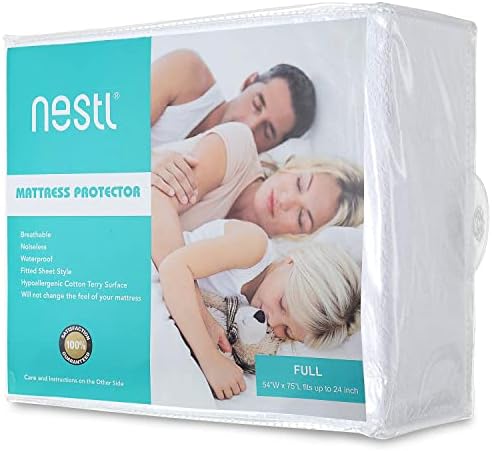 Nestl Premium Cotton Terry Mattress Protector Strong Fit