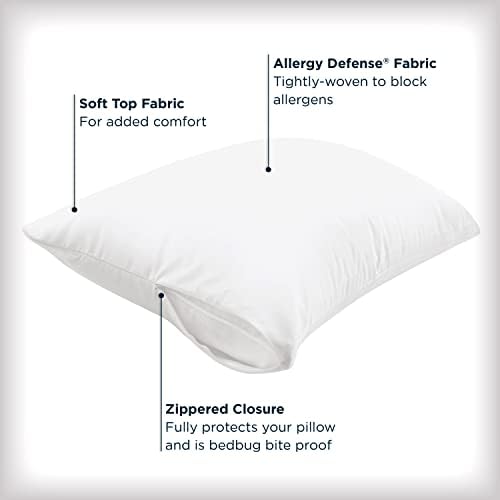 Aller-EasePremium 4 Pillow Protectors for StandardQueen Beds
