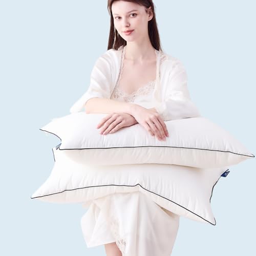 Luxury Hotel Goose Down Pillow King Size Set