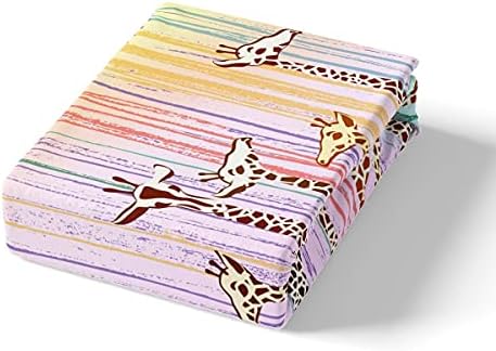 Giraffe Bedding Set Full Size Duvet Cover Pillowcases Eco-Friendly Durable