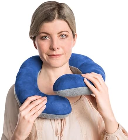 Travelon Deluxe Wrap-n-Rest Pillow CobaltGray - Neck Head Comfort