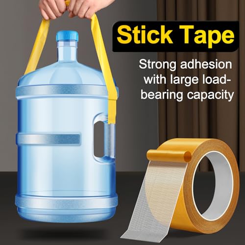 PACKKA Double Sided Tape 1inchx33FT for Carpets and Decor