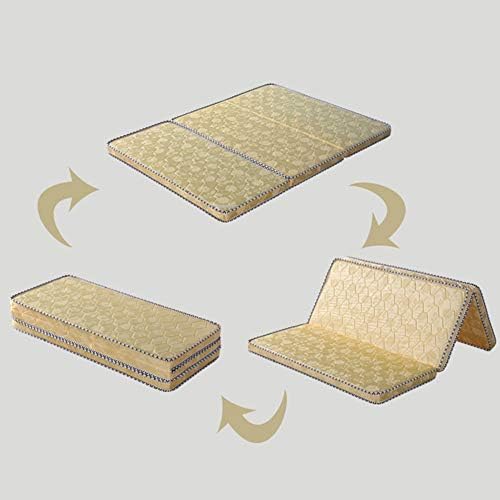 Firm-Felted Coir Mattress Pad for Orthopedic Sleep Gold 100x190cm