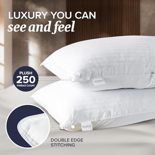 Beckham Hotel Collection Cooling Gel Memory Pillow Set - Queen Size