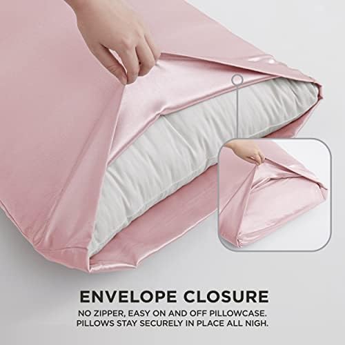 Perfect Lush Pink Satin Pillowcase for Frizz-Free Hair Skin