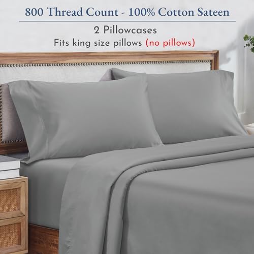800TC Heirloom Soft Pillowcases for King California Design Den